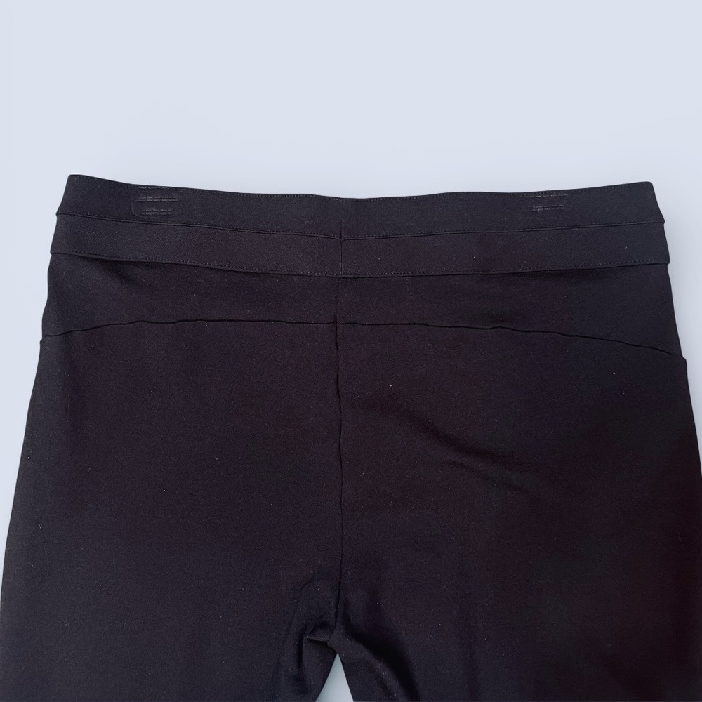 Maurice’s Black Skinny Ankle Pull On Pants Leggings Zipper‎ Detailing Sz M Short - Picture 8 of 14